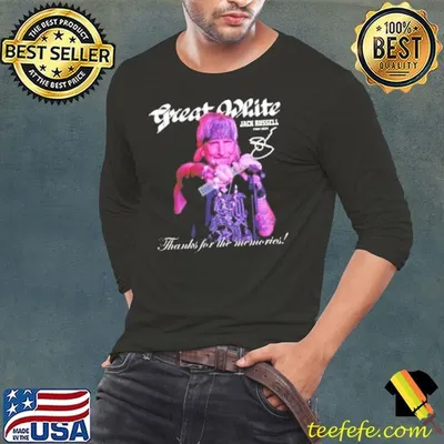 Great White Jack Russell Thanks For The Memories Shirt