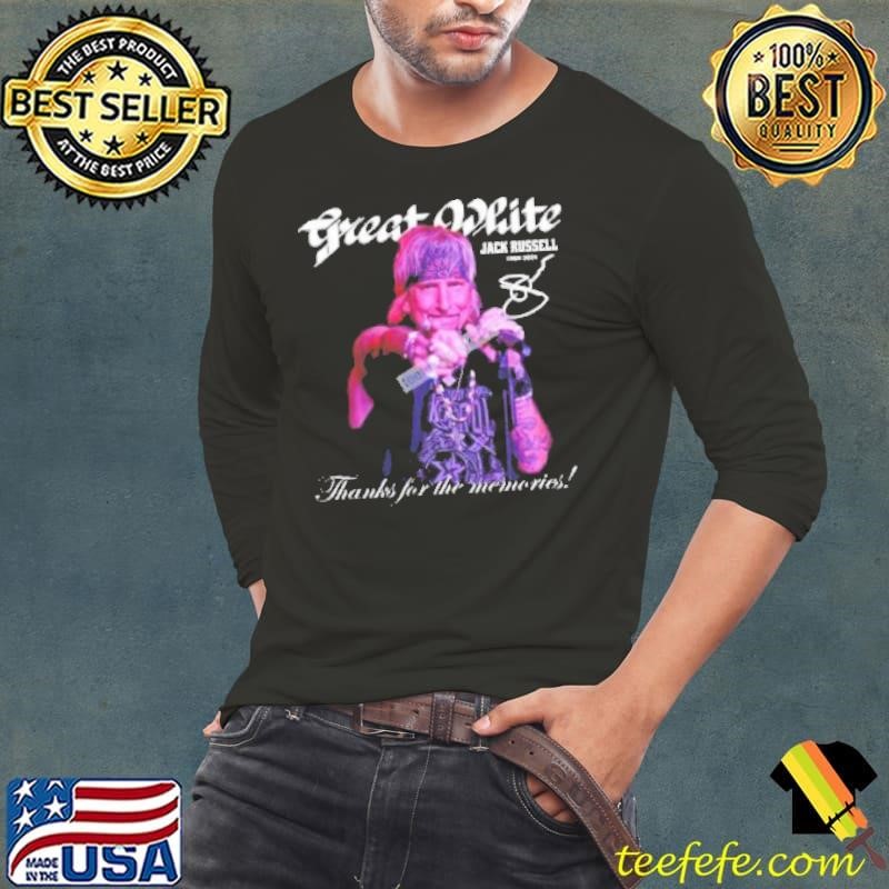 Great White Jack Russell Thanks For The Memories Shirt