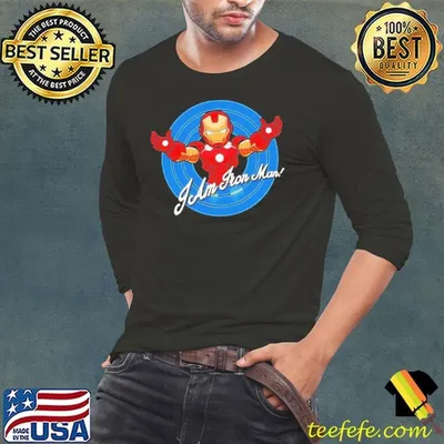 I am Iron-Man cartoon character shirt