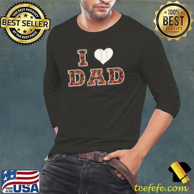 I heart dad Baltimore Orioles shirt