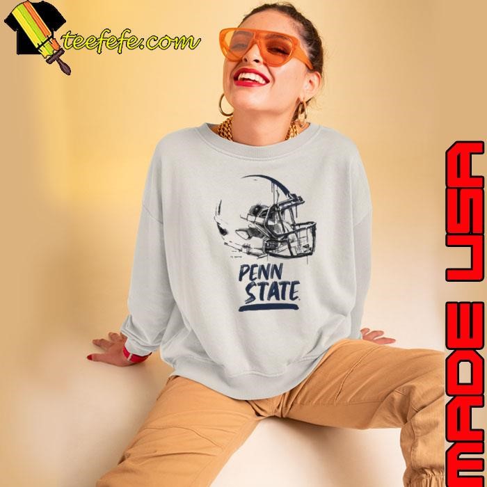 Infant Vive La Fete Gray Penn State Nittany Lions Dripping Football Helmet Shirt
