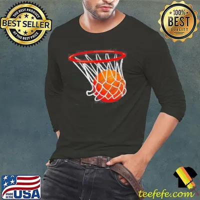 Inktastic Basketball Swish shirt