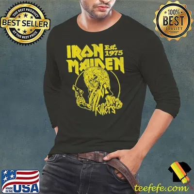 Iron Maiden Killers Yellow Circle Shirt