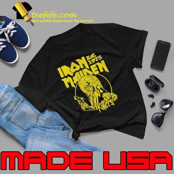 Iron Maiden Killers Yellow Circle Unisex