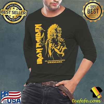 Iron Maiden Run For Your Lives Tour Copenhagen Shirt