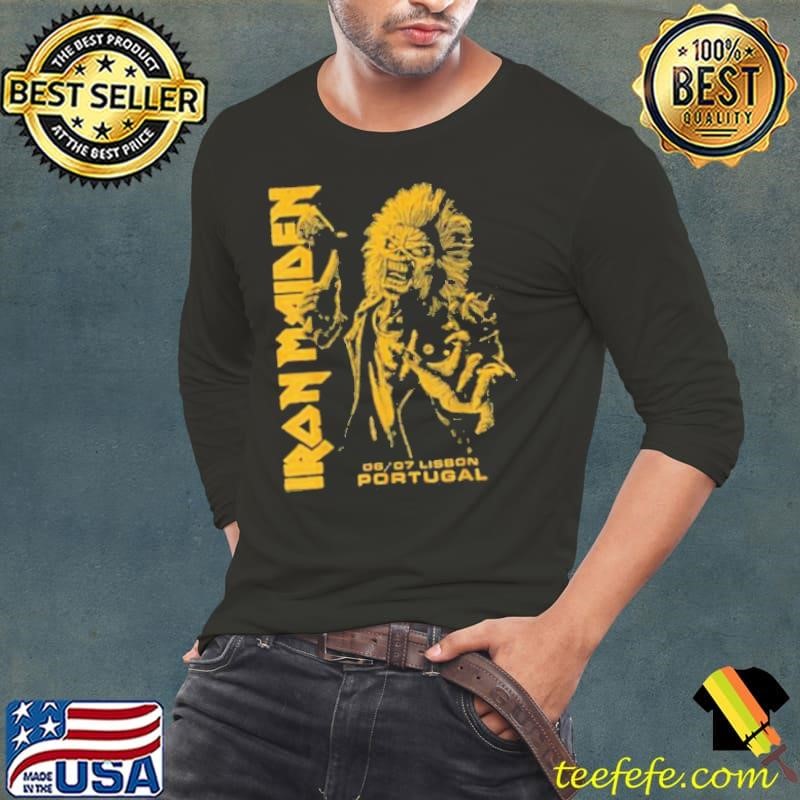 Iron Maiden Run For Your Lives Tour Lisbon Shirt
