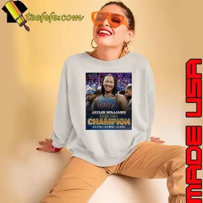 Jaylin Williams 2025 NBA Champion shirt