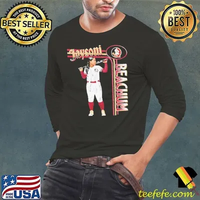 Jaysoni Beachum Florida State baseball cartoon shirt