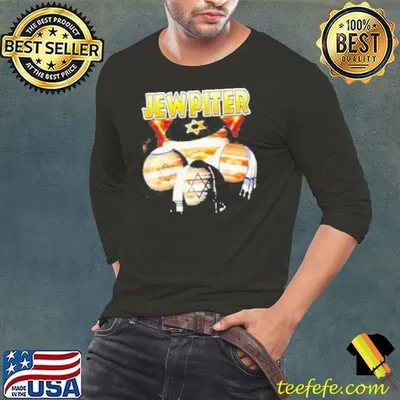 Jewpiter Jewish Themed Jupiter Shirt