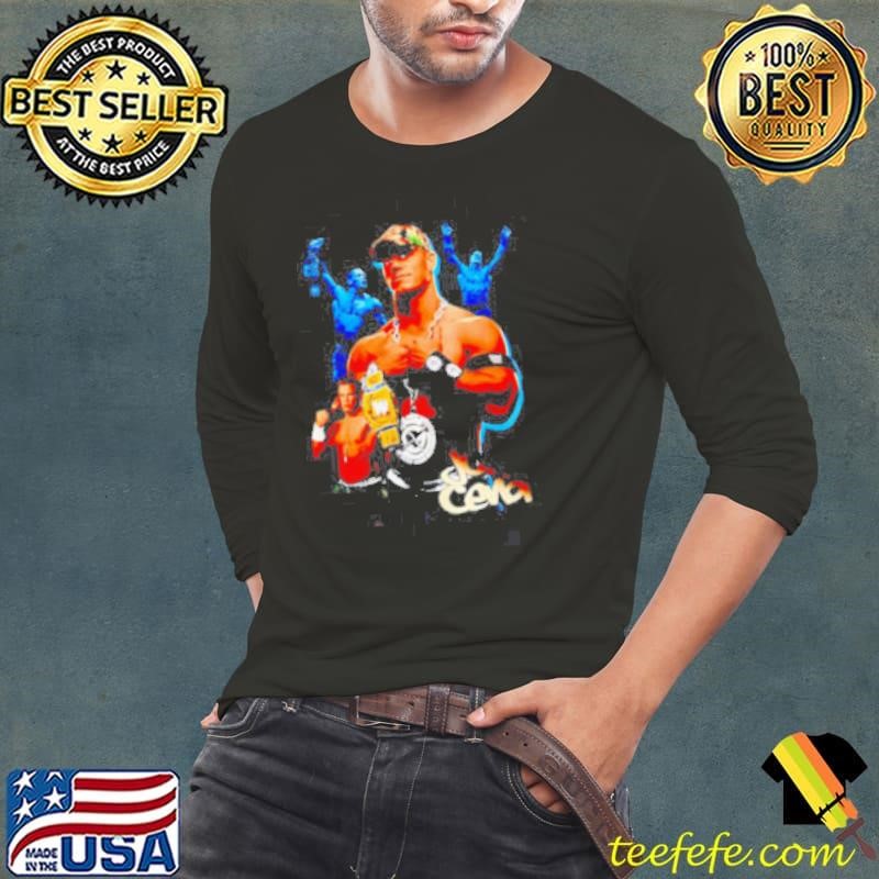 John Cena hustle loyalty respect graphic shirt