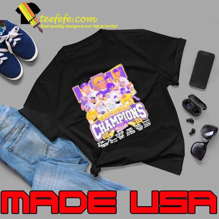 LSU Tigers 25 National Champions Signature Unisex