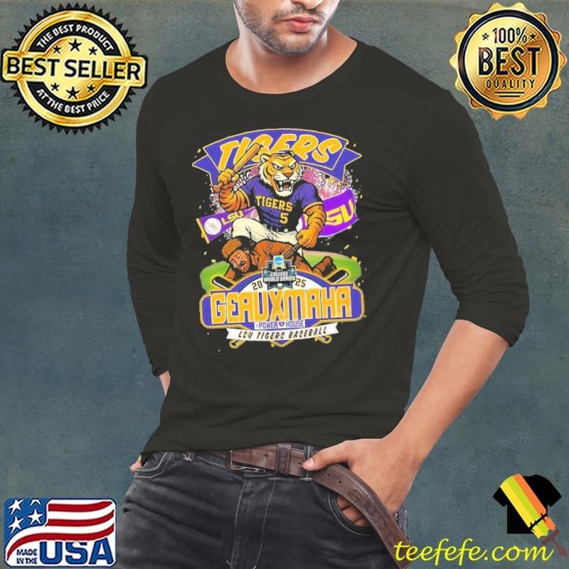 LSU Tigers Geaux Maha 2025 College World Series shirt