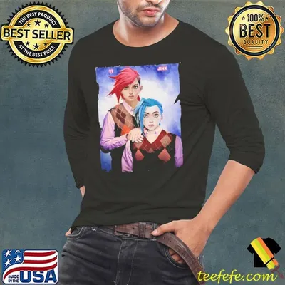 League Of Legends Arcane Vi X Jinx Step Brothers shirt