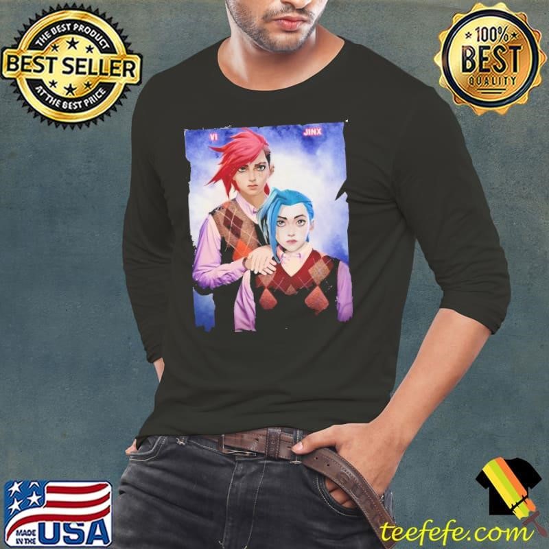 League Of Legends Arcane Vi X Jinx Step Brothers shirt