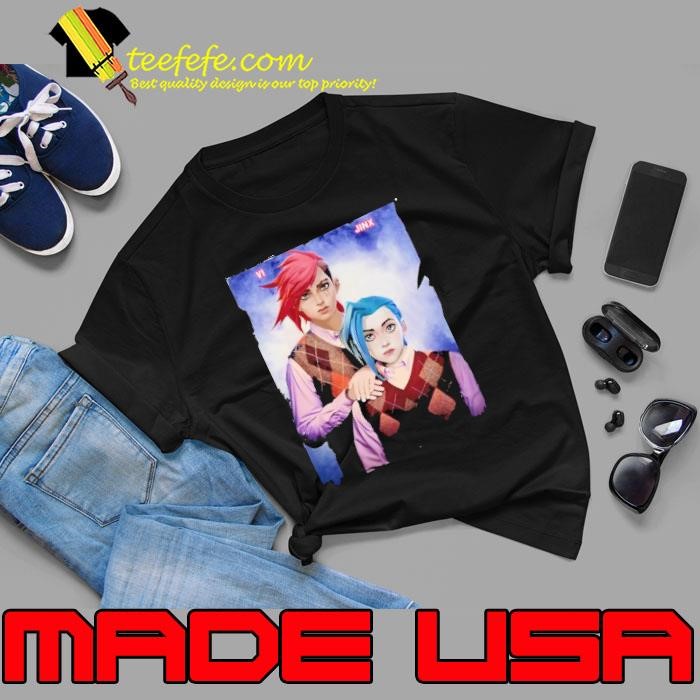 League Of Legends Arcane Vi X Jinx Step Brothers Unisex