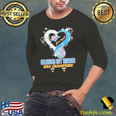 Let’s go Thunder 2025 NBA Finals Champions Oklahoma City Thunder heart diamond shirt