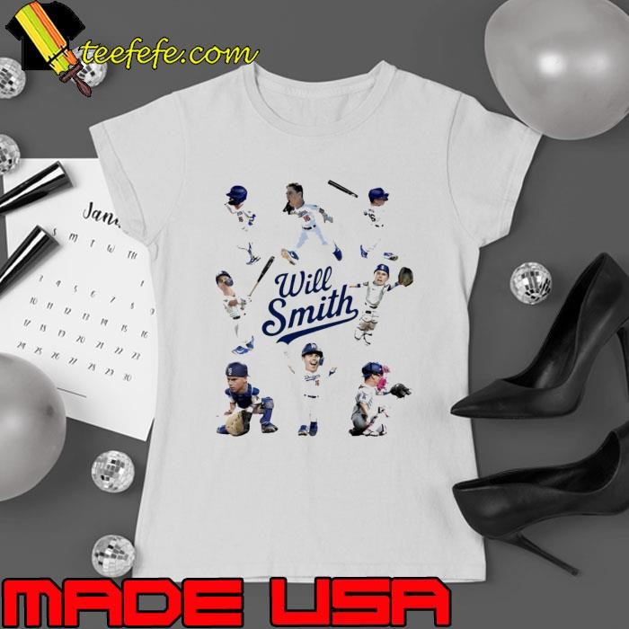Los Angeles Dodgers Will Smith BobbleHead Ladies tee
