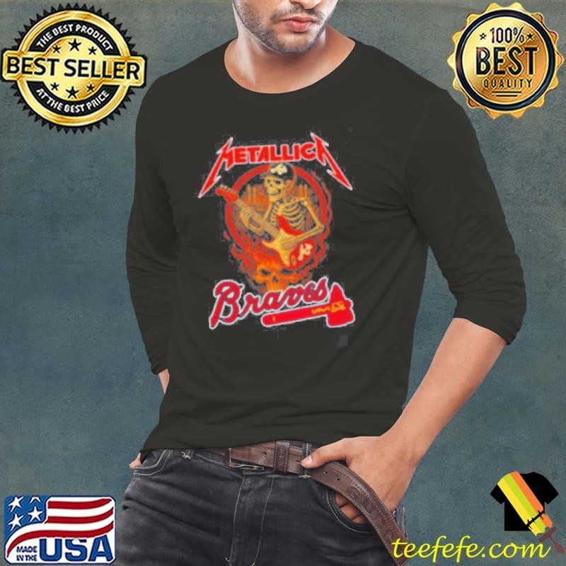 Metallica Braves Unique Gifts For Baseball Fans Shirt