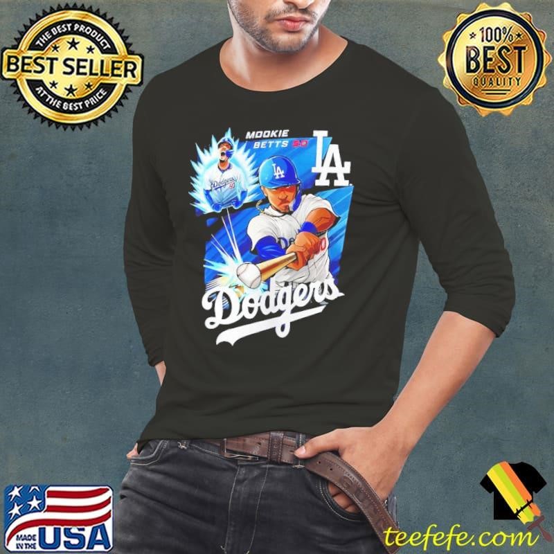 Mookie Betts Los Angeles Dodgers Anime graphic Long Sleeve Tee