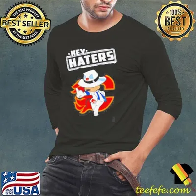 NHL Hey Haters Mickey Hockey Sports Calgary Flames shirt