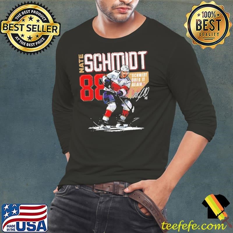 Nate Schmidt Florida Panthers does it again hockey signature Long Sleeve Tee