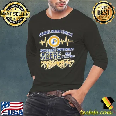 Normal Heartbeat Heartbeat When My Indiana Pacers Are Playing Shirt