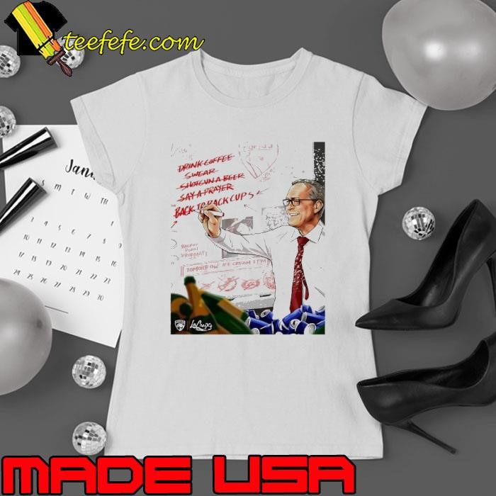 Paul Maurice back-to-back Stanley Cup winning shirt