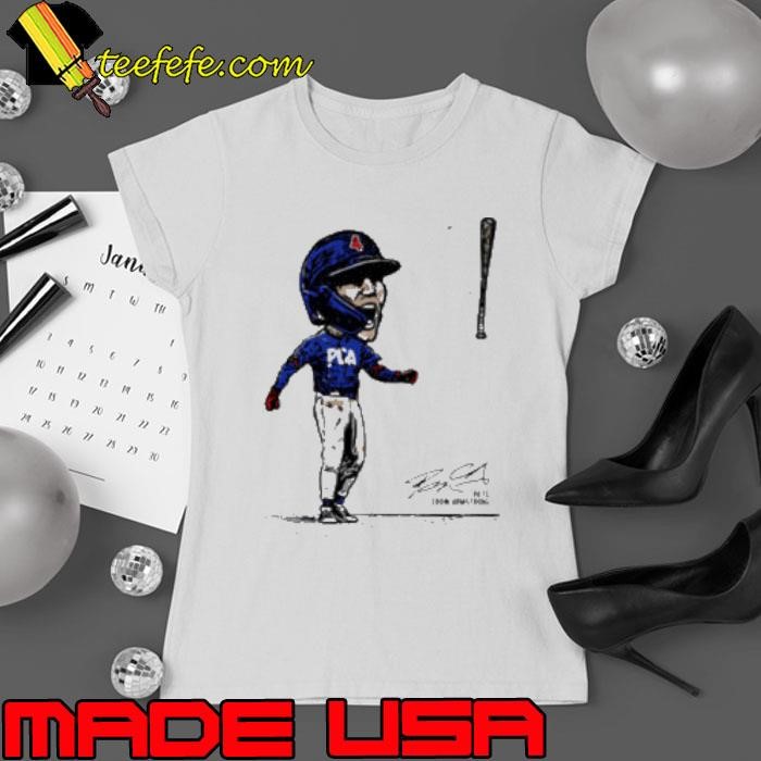 Pete Crow-Armstrong Batflip big head Ladies tee