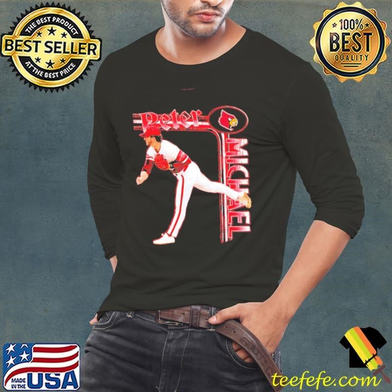 Peter Michael Louisville baseball cartoon shirt