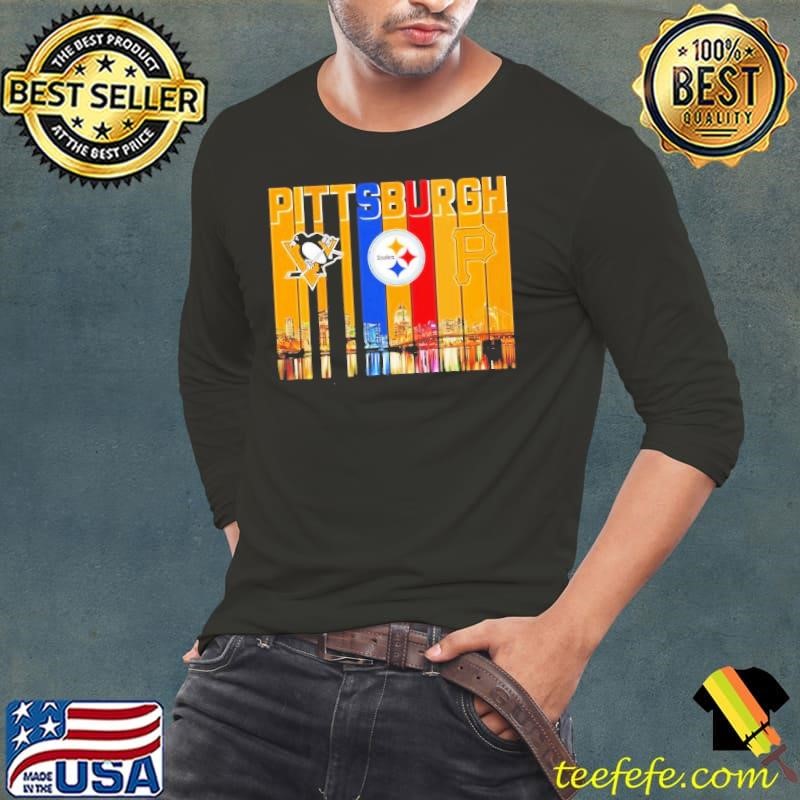 Pittsburgh sports City Skiline logo team shirt