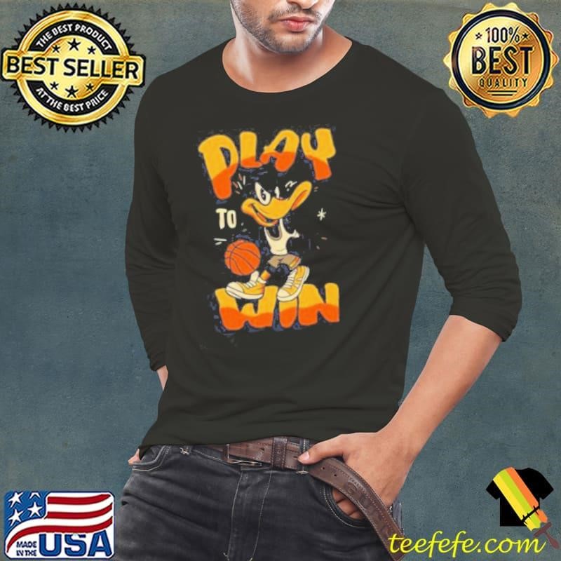 Play to Win Cartoon Basketball Shirt