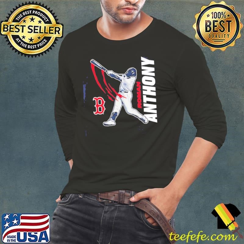 Roman Anthony Boston Red Sox swing cartoon shirt