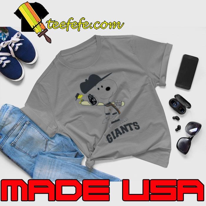 San Francisco Giants Snoopy Baseball funny cartoon Unisex