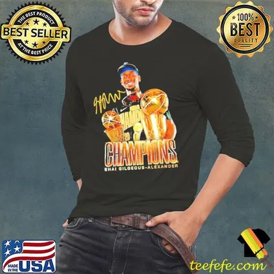 Shai Gilgeous Alexander 2025 Nba Finals Mvp Champion signature shirt