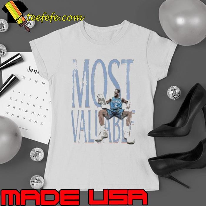 Shai Gilgeous Alexander Oklahoma City Thunder Basketball most valuable shirt