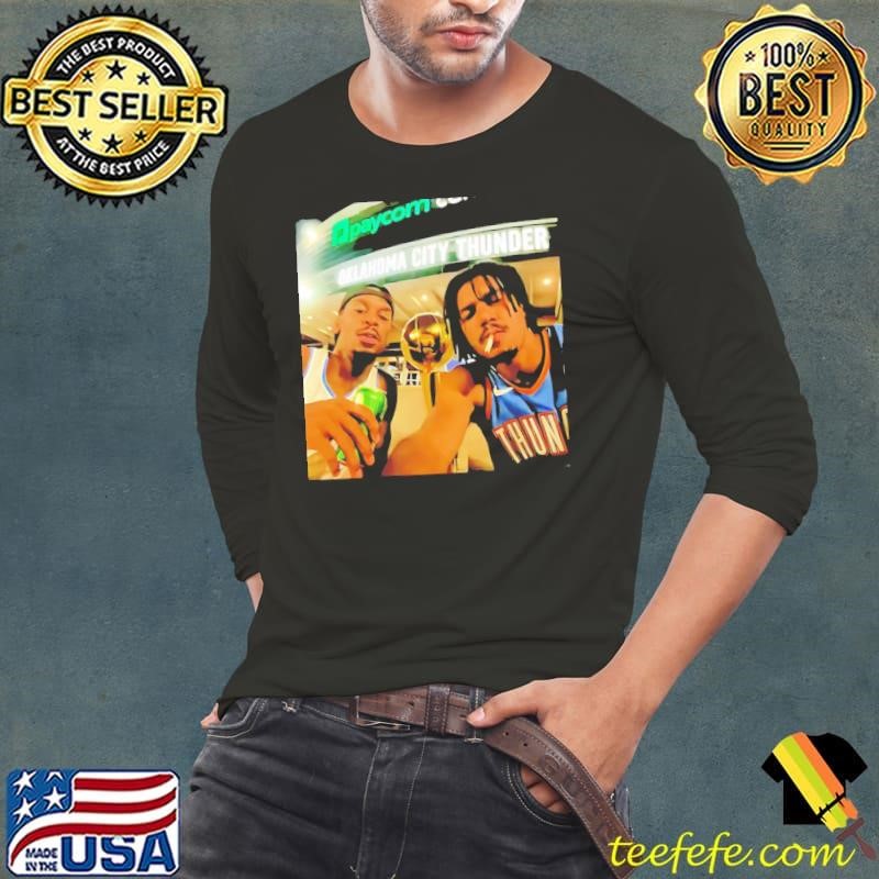 Shai Gilgeous-Alexander and Jalen Williams NBA Finals 2025 Photo shirt