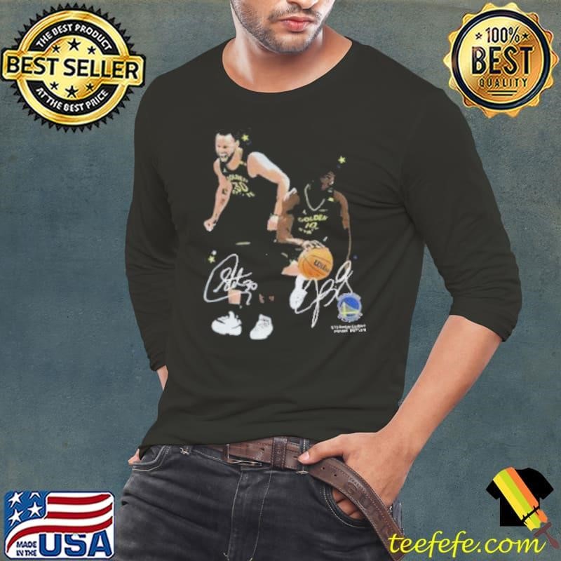 Stephen Curry vs Jimmy Butler Golden State Warriors NBA Basketball signatures shirt