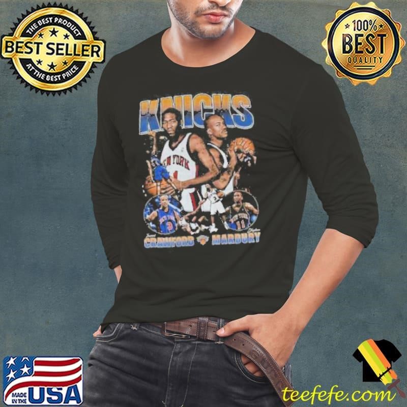 Stephon Marbury and Jamal Crawford New York Knicks NBA Basketball players shirt