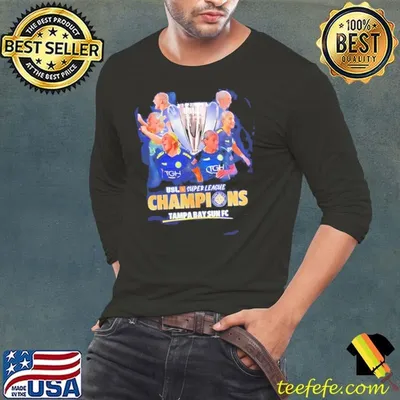 Tampa Bay Sun FC 2025 USL Super League Champions trophy shirt