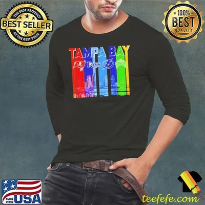 Tampa Bay sports City Skiline logo team shirt