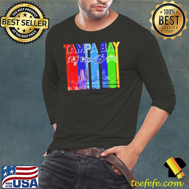 Tampa Bay sports City Skiline logo team shirt