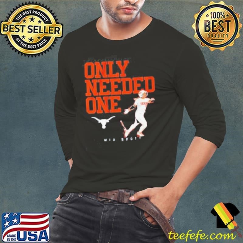 Texas Longhorns Softball Mia Scott only needed one shirt