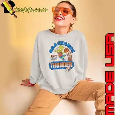 The Simpsons Bart x Thunder 2025 NBA Champions shirt