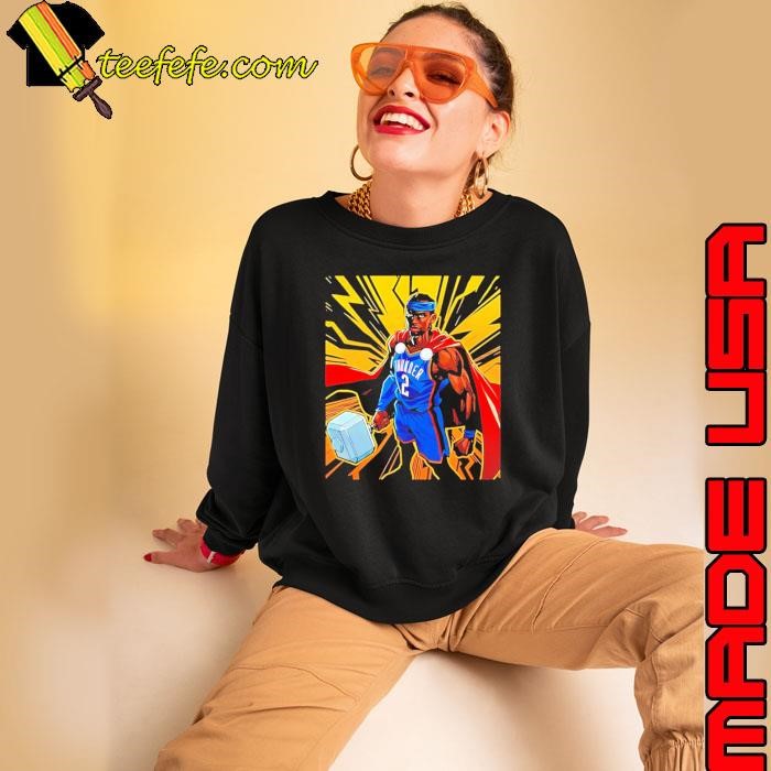 Thor Shai Gilgeous-Alexander OKC Thunder NBA Basketball Comic Sweatshirt