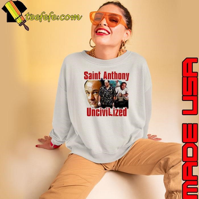 Tony Soprano Saint Anthony By Uncivilized shirt