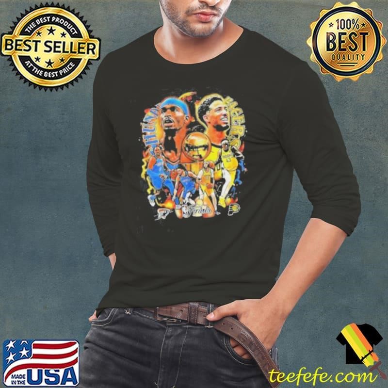 Tyrese Haliburton and SGA Indiana Pacers vs OKC Thunder the NBA Finals 2025 graphic shirt
