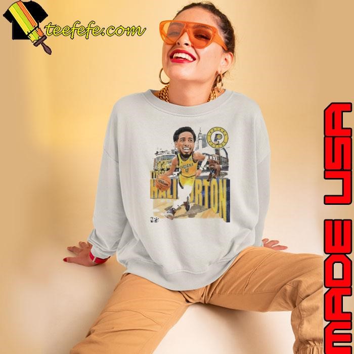 Tyrese Haliburton big head Indiana Pacers NBA Basketball player 2025 Sweatshirt