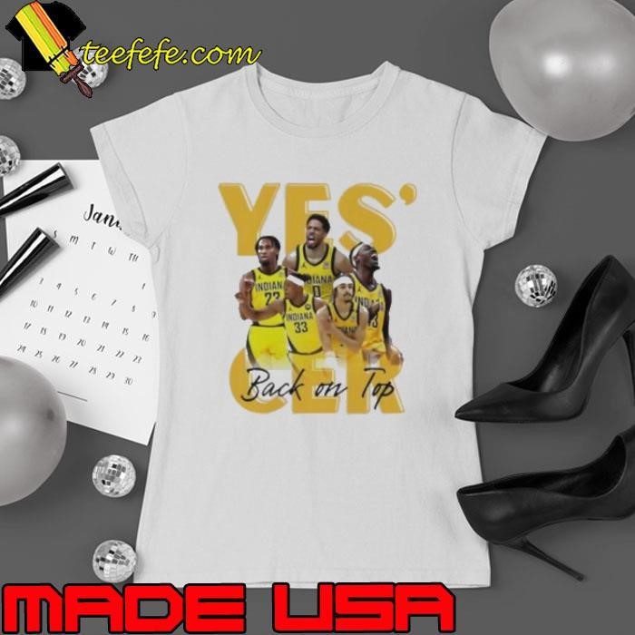 Yes ‘Cers back on top Indiana Pacers 2025 NBA Finals Ladies tee