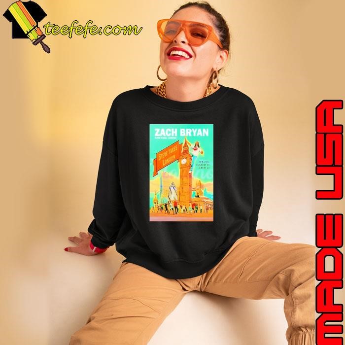 Zach Bryan Jun 28 29 2025 Bst Hyde Park Steve Takes London Sweatshirt