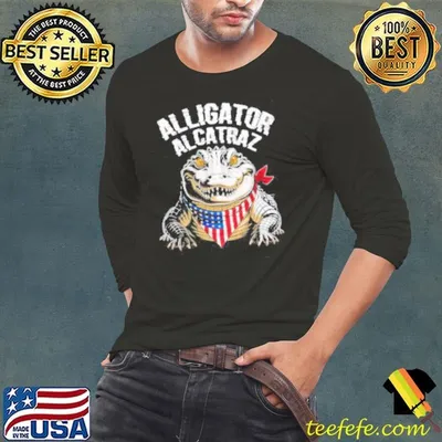 Alligator Alcatraz American bandana shirt